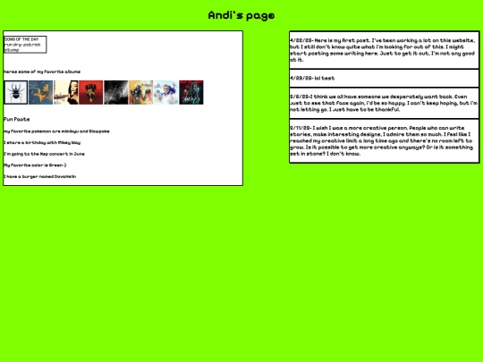 page screenshot