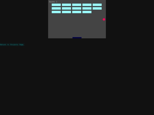projects/breakout screenshot