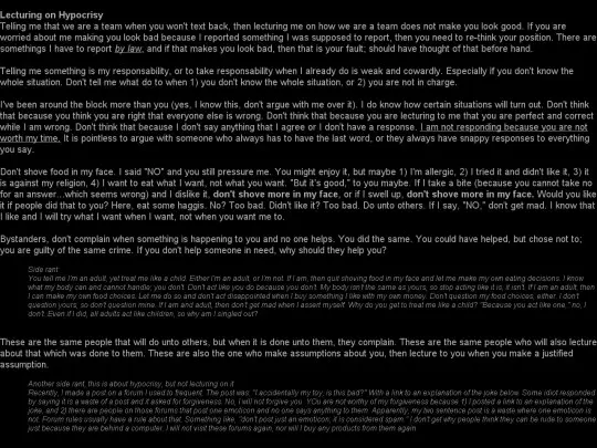 test/hypocrisy screenshot