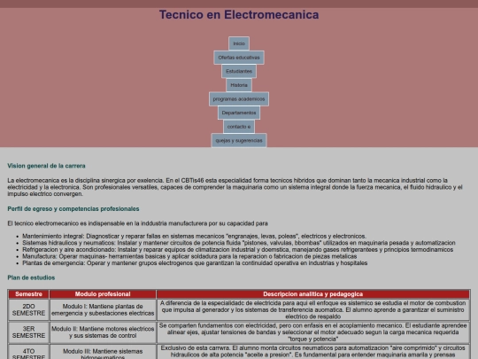 templates/electromecanica screenshot