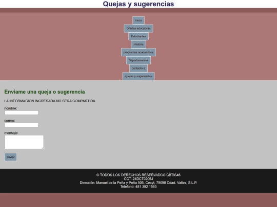 templates/quejas screenshot