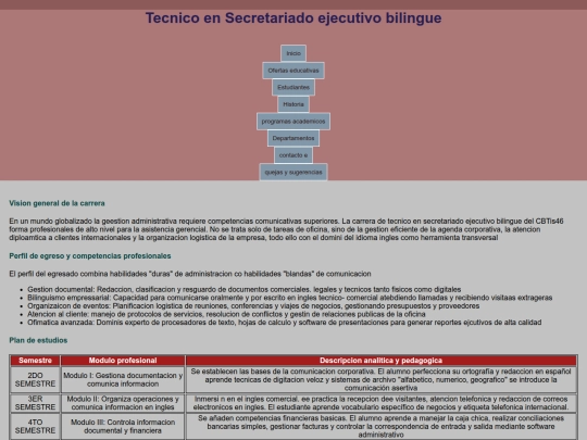 templates/secretariado screenshot