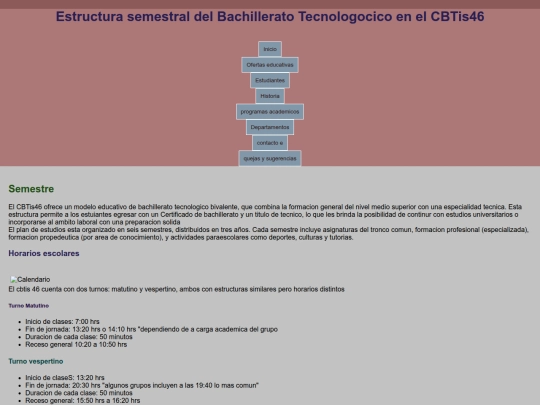 templates/semestre screenshot