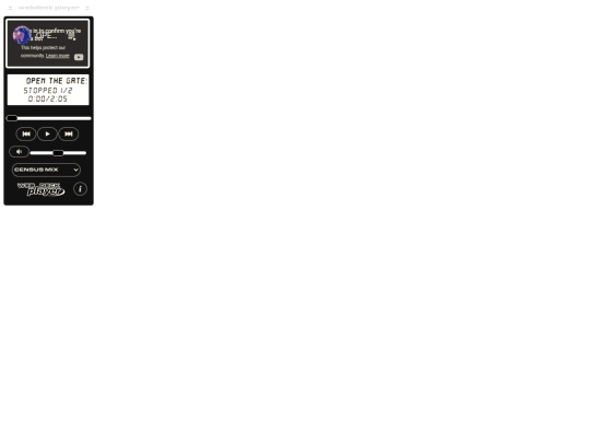 webdeck-player screenshot