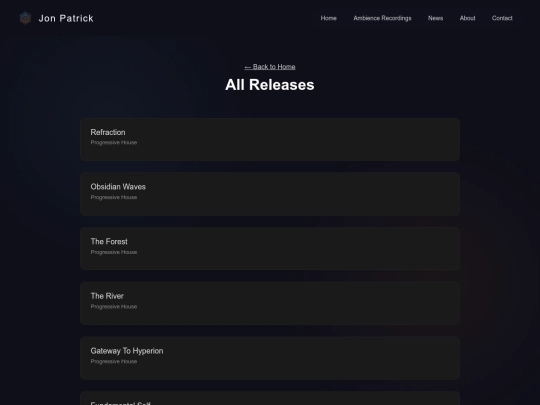 releases screenshot