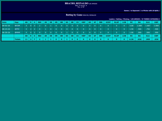 SoftballDomingos/los_amigos_brachoreinaldo screenshot