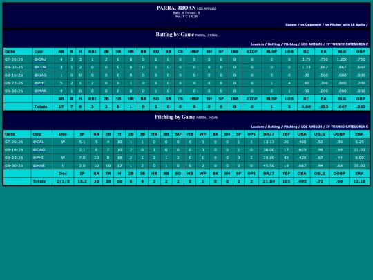 SoftballDomingos/los_amigos_parrajhoan screenshot