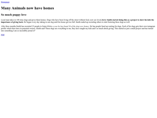 Article screenshot