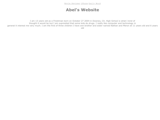 index screenshot