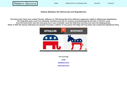 politicshistory screenshot