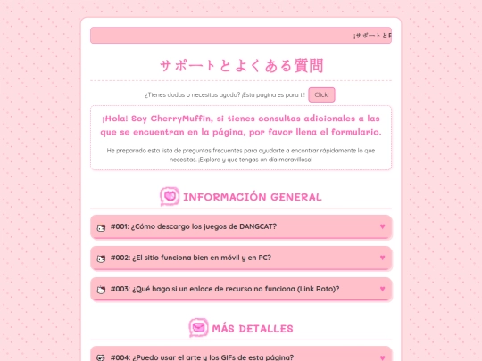 Support screenshot