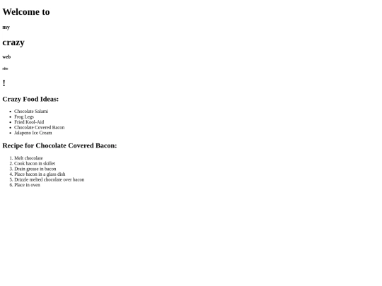 test screenshot