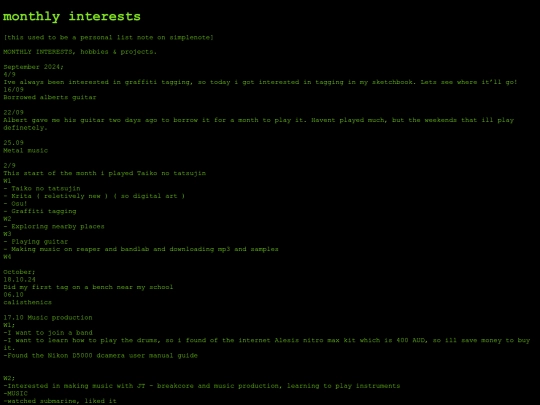 monthlyinterests screenshot