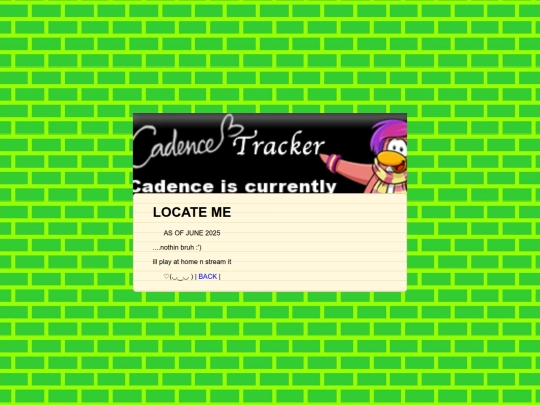 tracker screenshot
