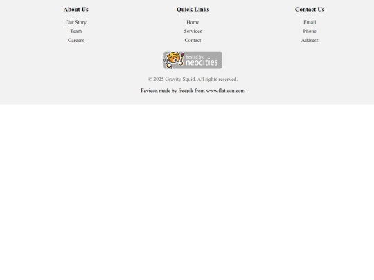 footer screenshot