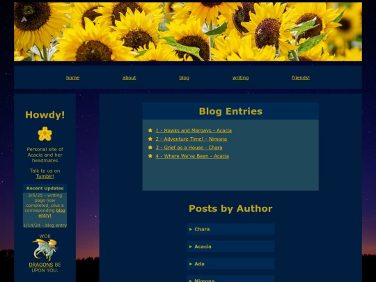 blog screenshot