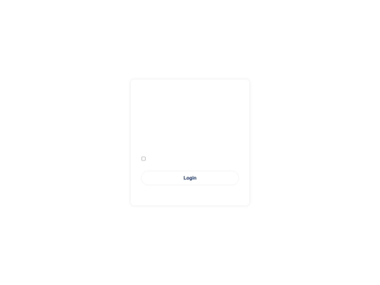 Login page screenshot