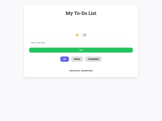 judwin/To-DoList screenshot