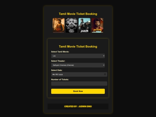 judwin/ticketbooking screenshot
