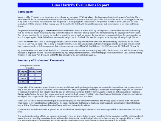 islt_7360/Final_Project/Hariri_Evaluation screenshot