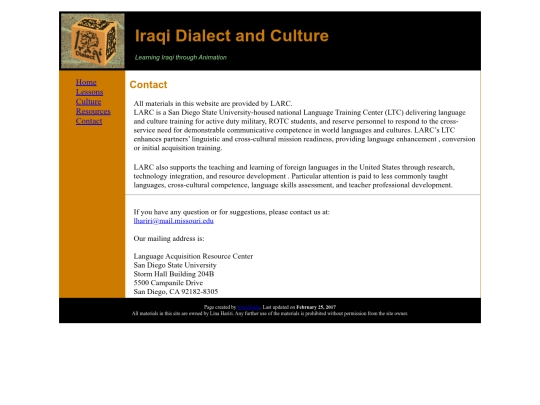 islt_7360/PilotSite/Contact screenshot