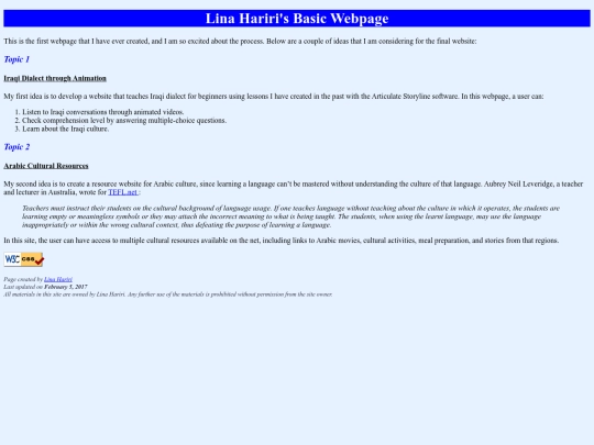 islt_7360/Unit3/MyFirstBasicWebpage screenshot