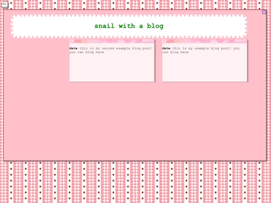 blog screenshot