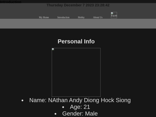 AndyWebsite/Personal Website Primary  screenshot