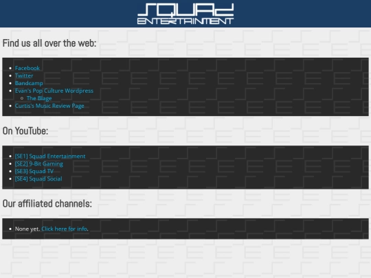 links screenshot
