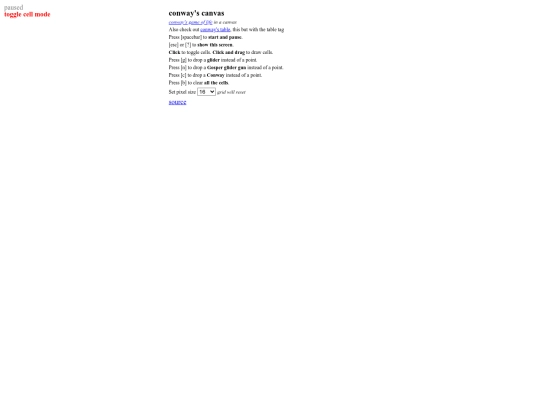 conways-table-master/canvas screenshot