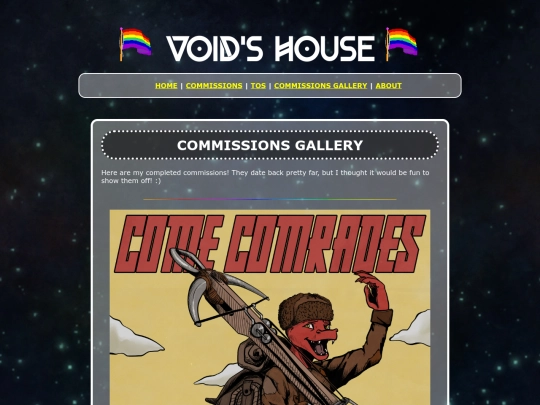 comm-gallery screenshot