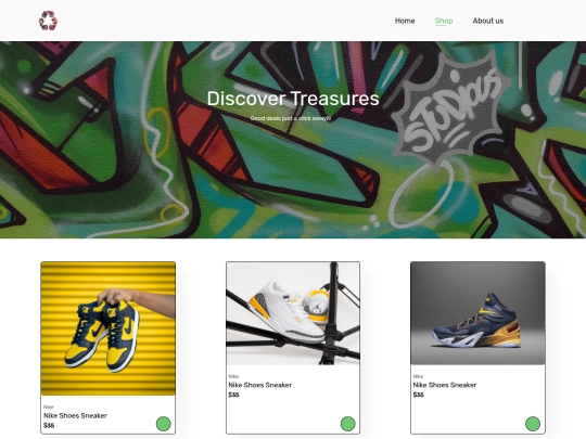 Shop screenshot