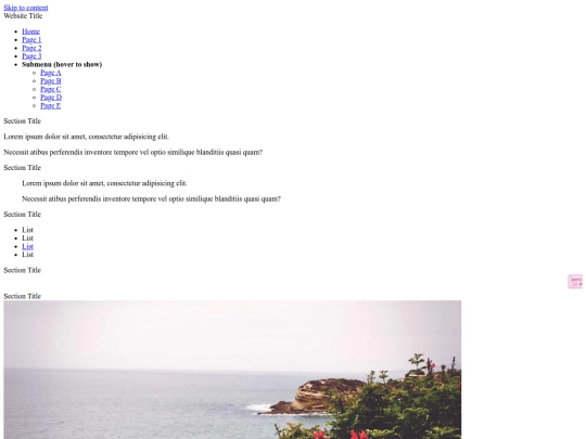 index screenshot