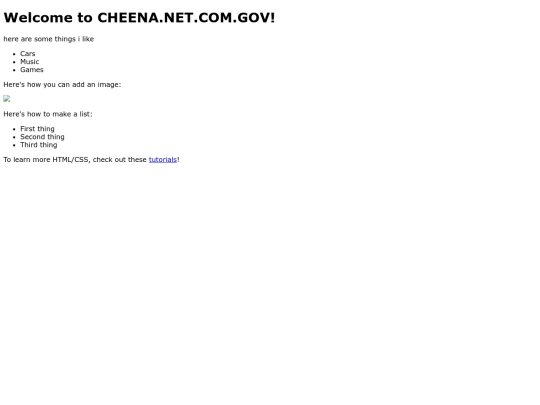 index screenshot