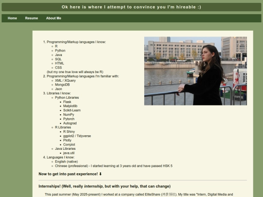 resume screenshot