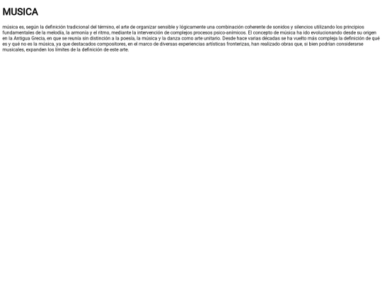 musica screenshot