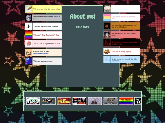 aboutme screenshot