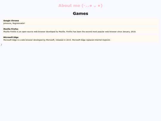 index screenshot