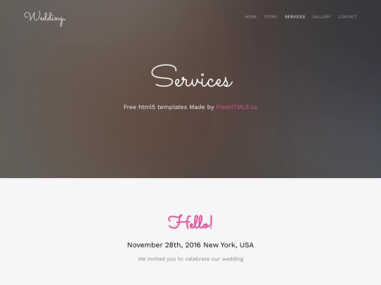 services screenshot