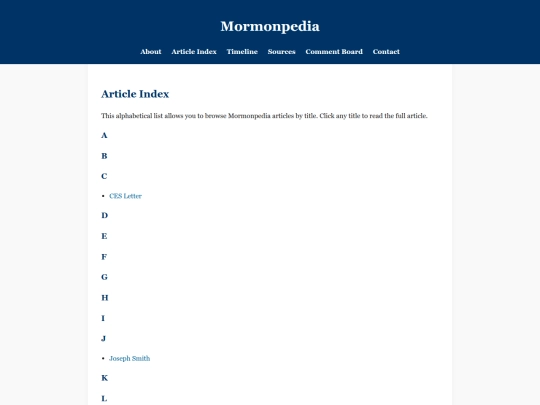 articles screenshot