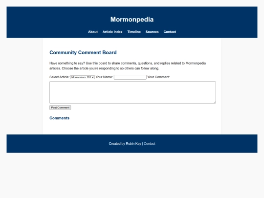 comment-board screenshot