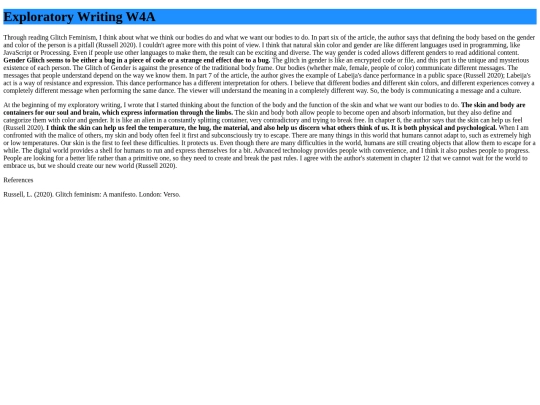 ExploratoryWriting_Susy/ExploratoryWriting_4A screenshot
