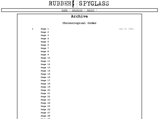 comics/rubberspyglass/archive screenshot