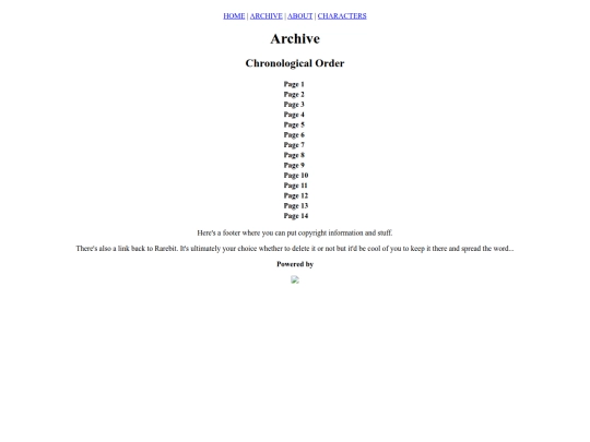 comics/slushpuppie/archive screenshot