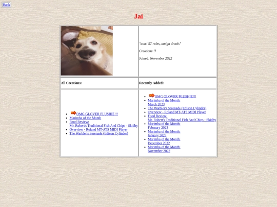 jai/user screenshot