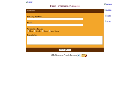 html/contacto screenshot