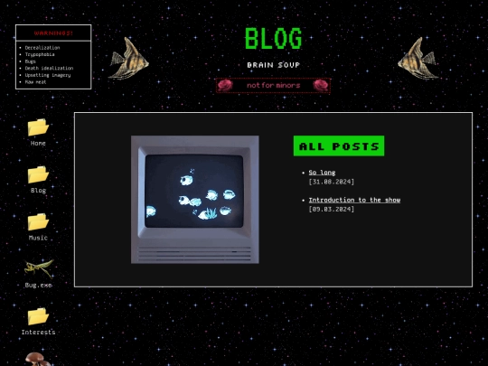 blog screenshot