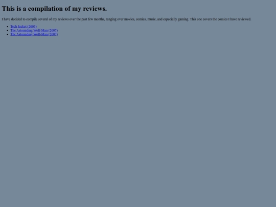 otherindex.html/comicreviews screenshot