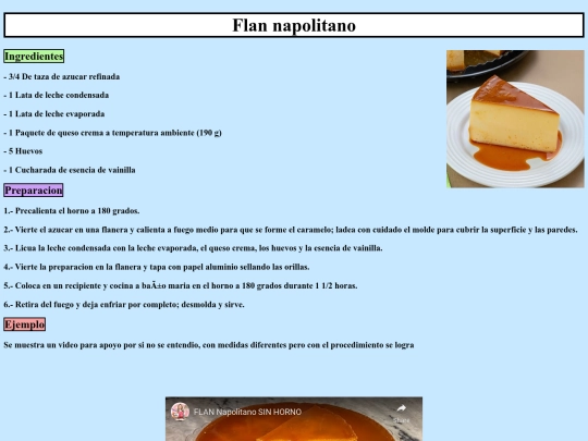 Flan-Napolitano screenshot