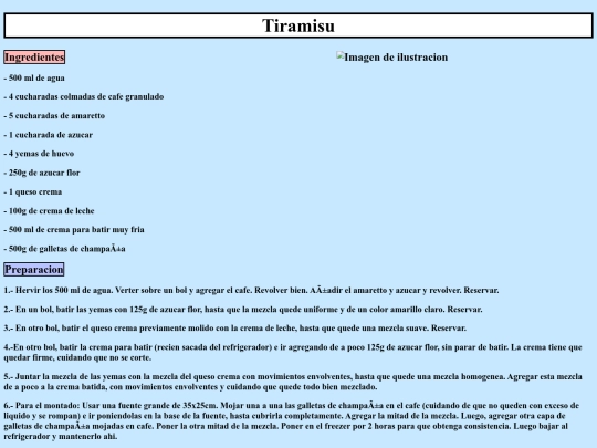 Tiramisu screenshot